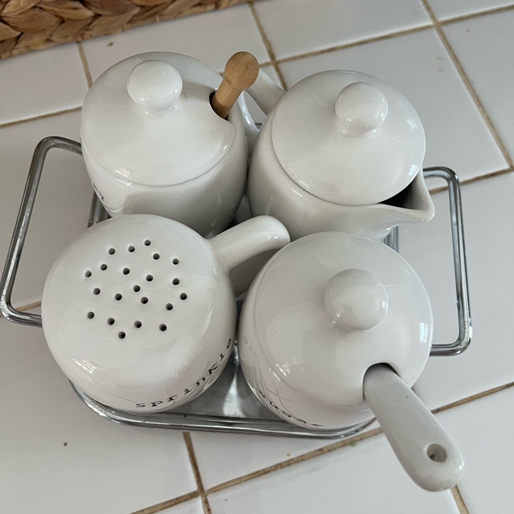 Pottery Barn serving set